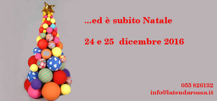 NATALE 2016 – 24 e 25 dicembre