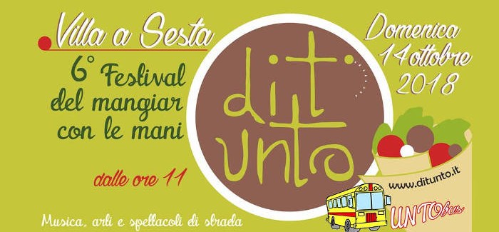 13 ottobre siamo a Villa a Sesta per Dit’Unto