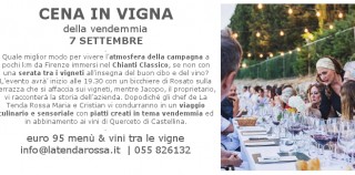 Cena in vigna – 7 settembre